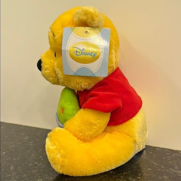 Disney Winnie the Pooh Easter Plush Yellow and Red. Size 9” - Picture 4 of 10